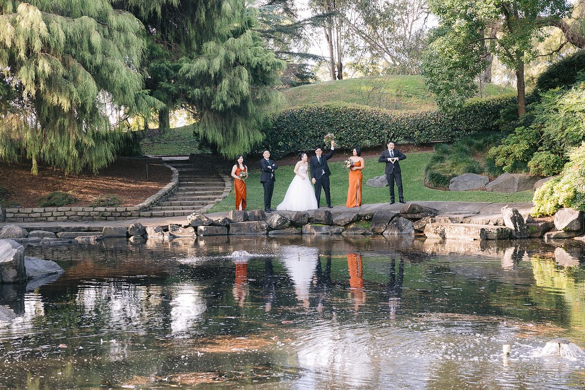 Wedding Photo at Japanese Garden