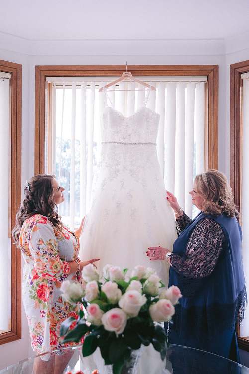 Bride Getting Ready