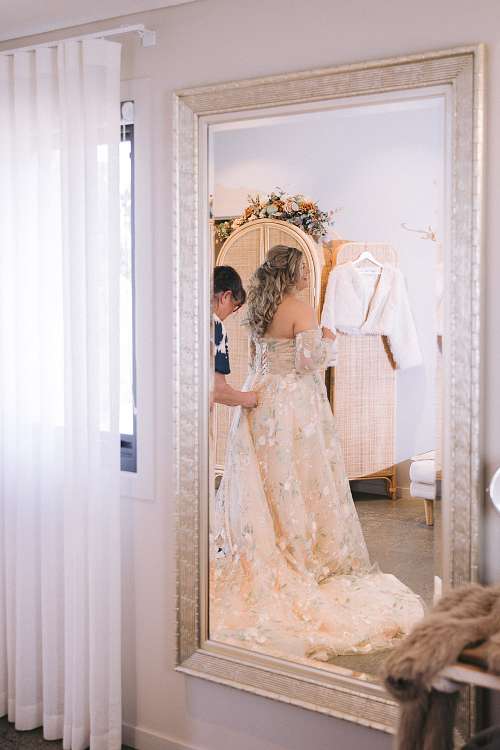 Bride Getting Ready