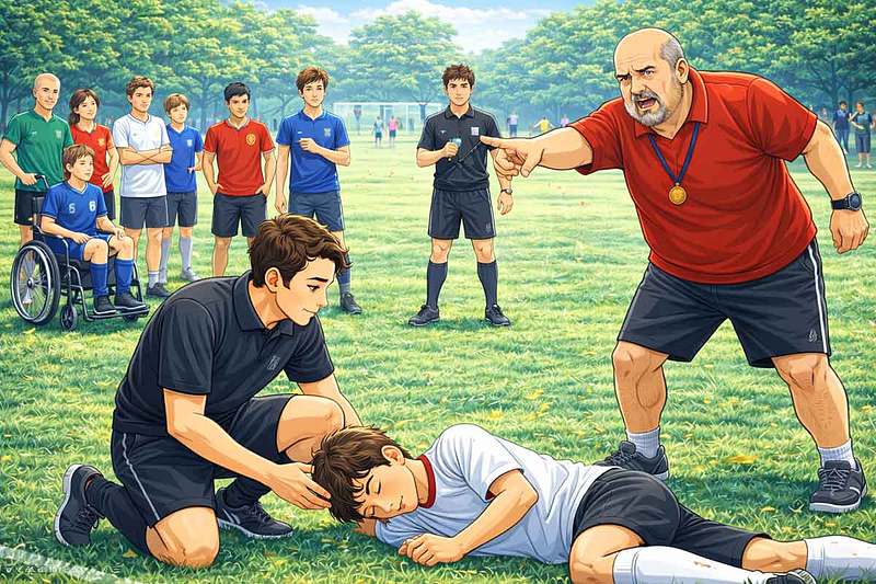 Unsportliches Verhalten von Trainer:innen im inklusiven Fußball