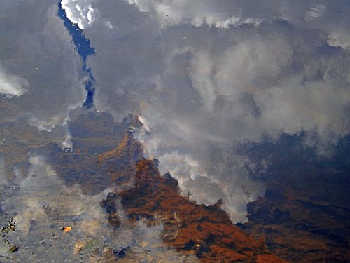Cloud Reflection on The Pond