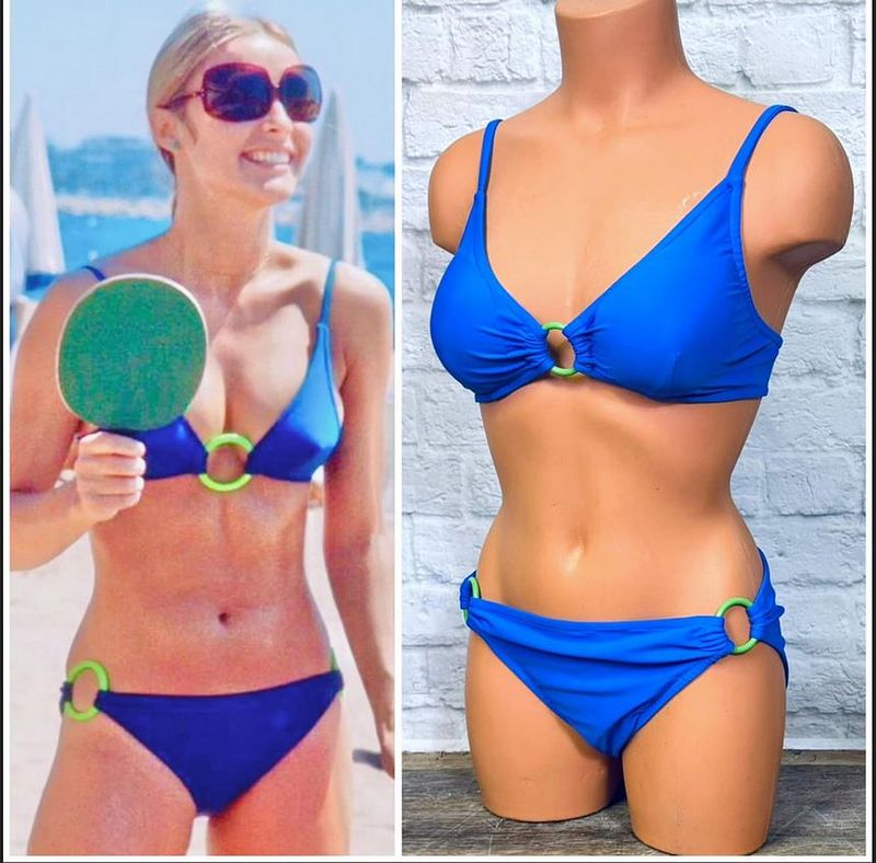 Sharons Blue and Green Ring Bikini