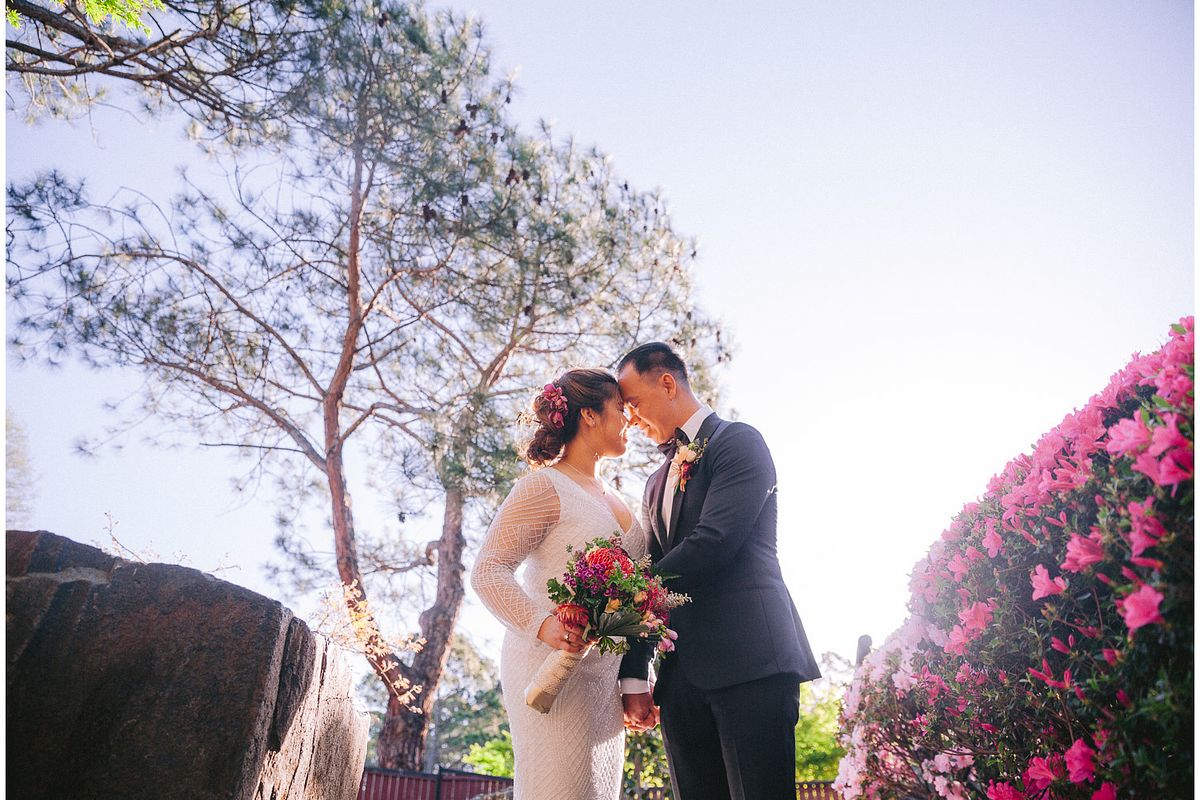 Wedding Photo at Japanese Garden
